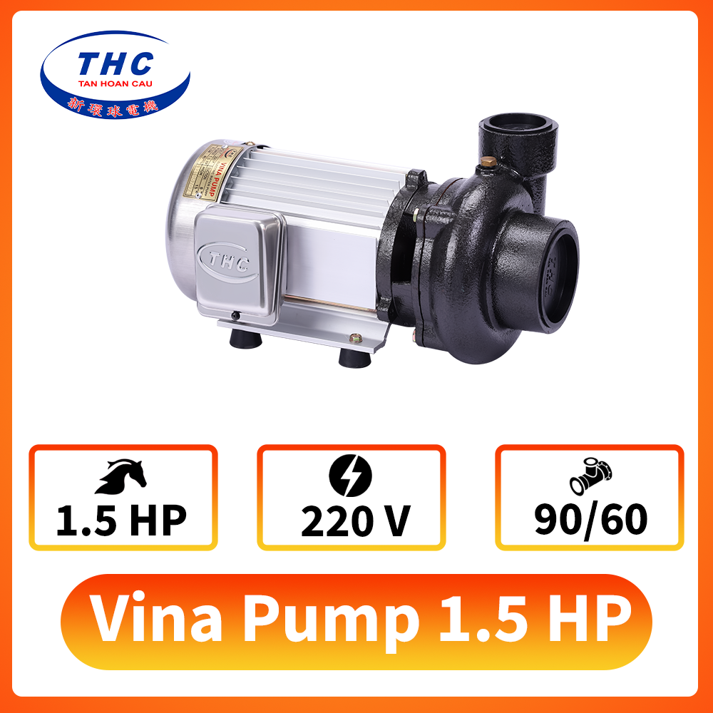 Máy bơm nước VinaPump 1.5 HP