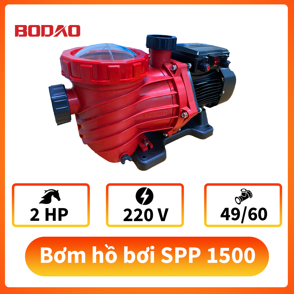 Máy bơm hồ bơi 2HP