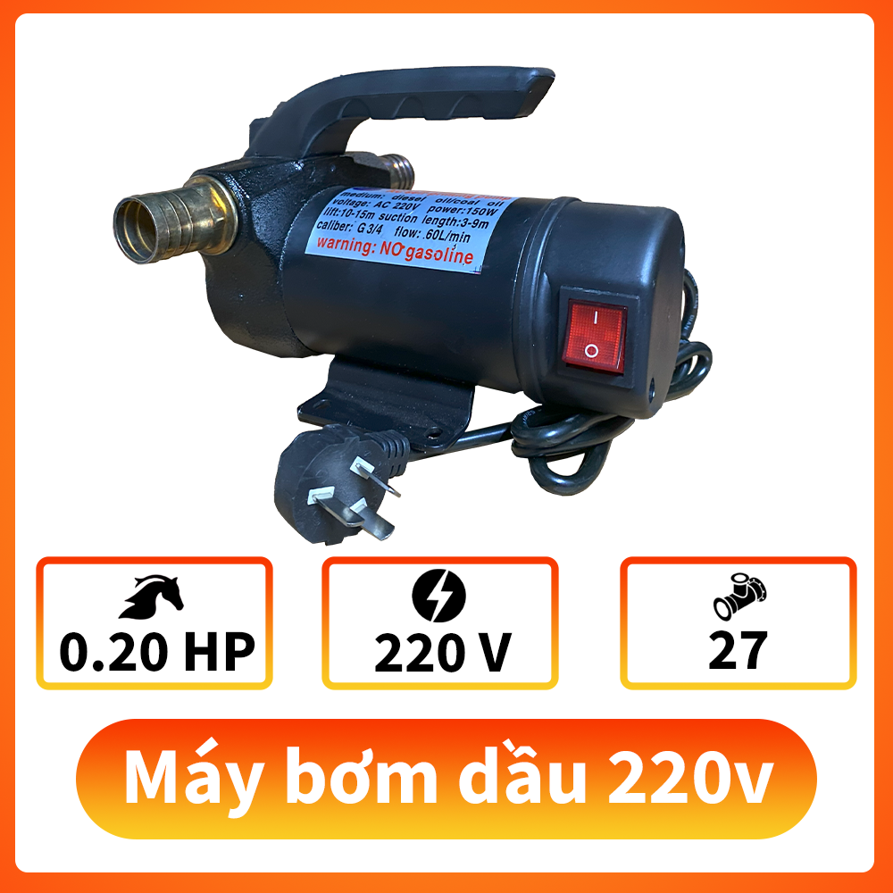Máy bơm dầu 220v