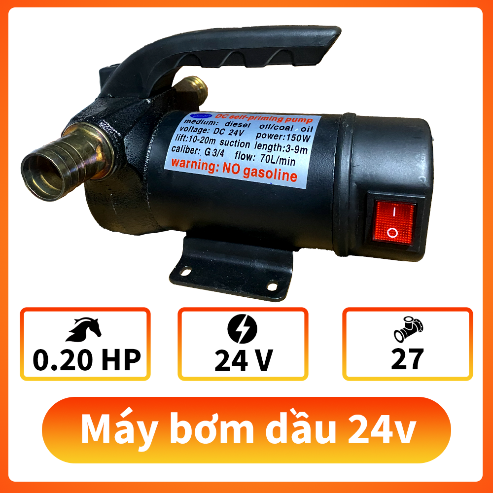 Máy bơm dầu 24v