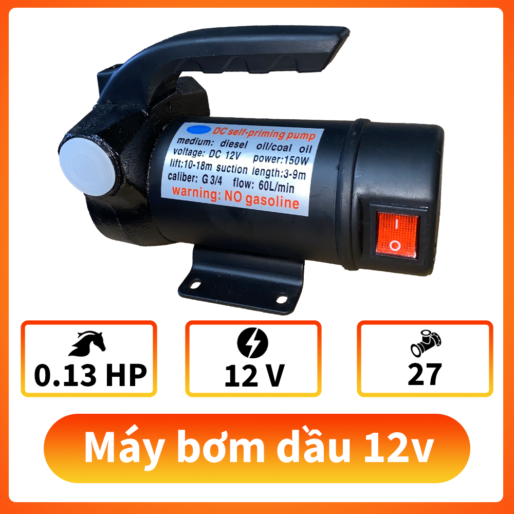 Máy bơm dầu 12v