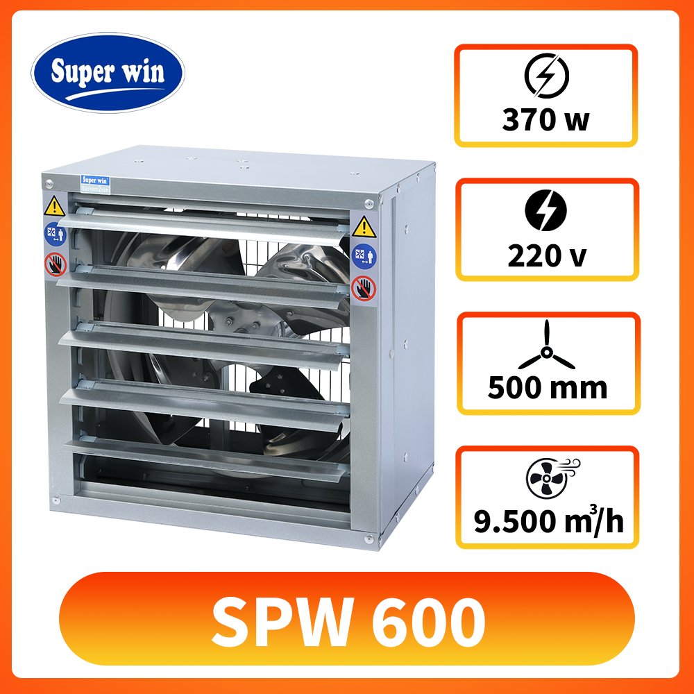 Quạt vuông trực tiếp (Lá Sách) 1 phase