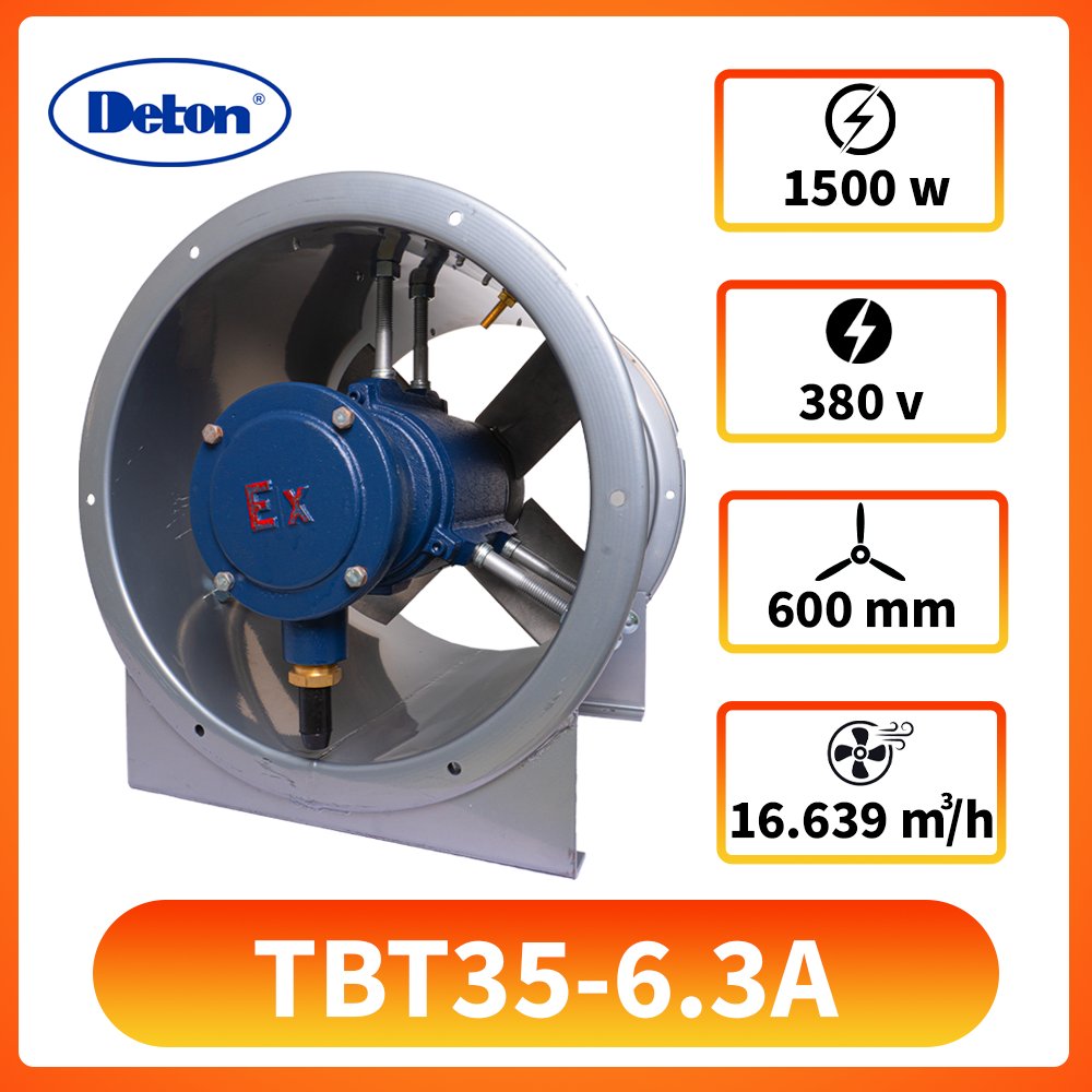 Quạt chống cháy nổ TBT35-6.3A
