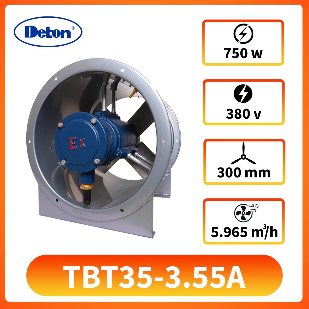 Quạt chống cháy nổ TBT35-3.55A