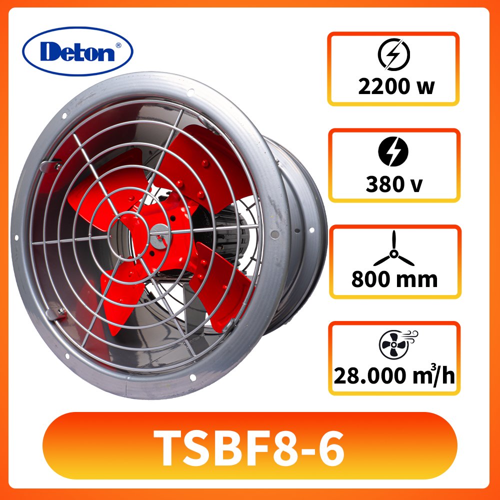 Quạt chống cháy nổ TSBF8-6