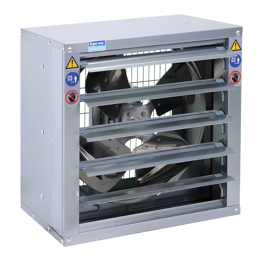 Quạt vuông trực tiếp (Lá Sách) 3 phase