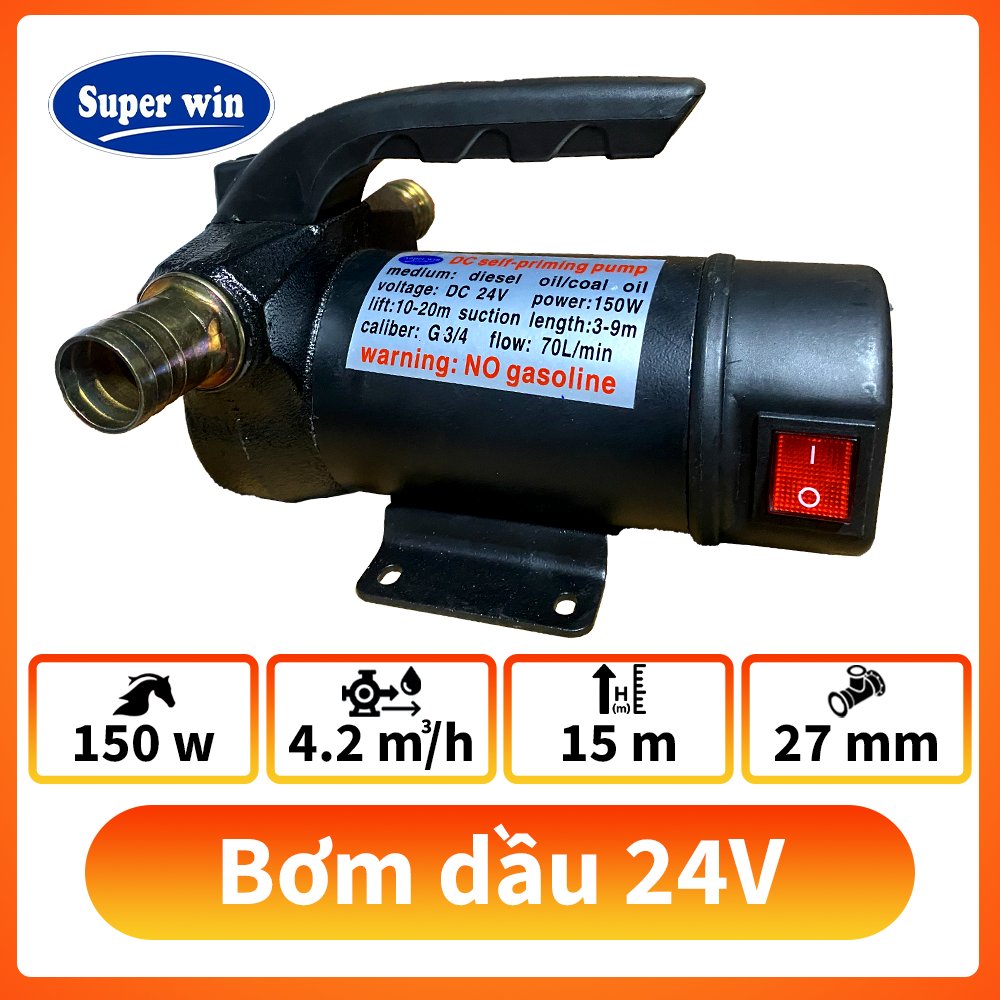 Máy bơm dầu 24v