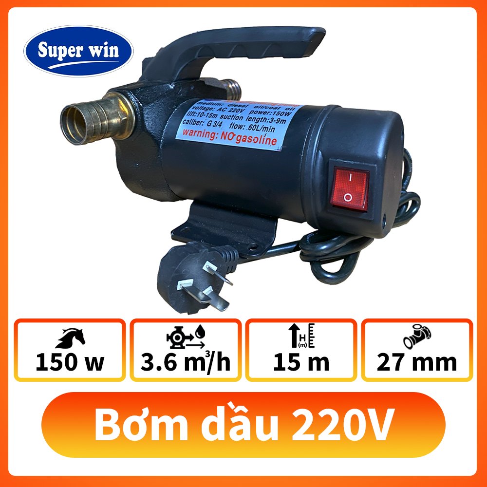 Máy bơm dầu 220v