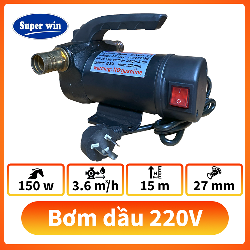 Máy bơm dầu 220v