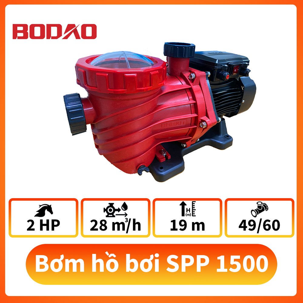 Máy bơm hồ bơi 2HP