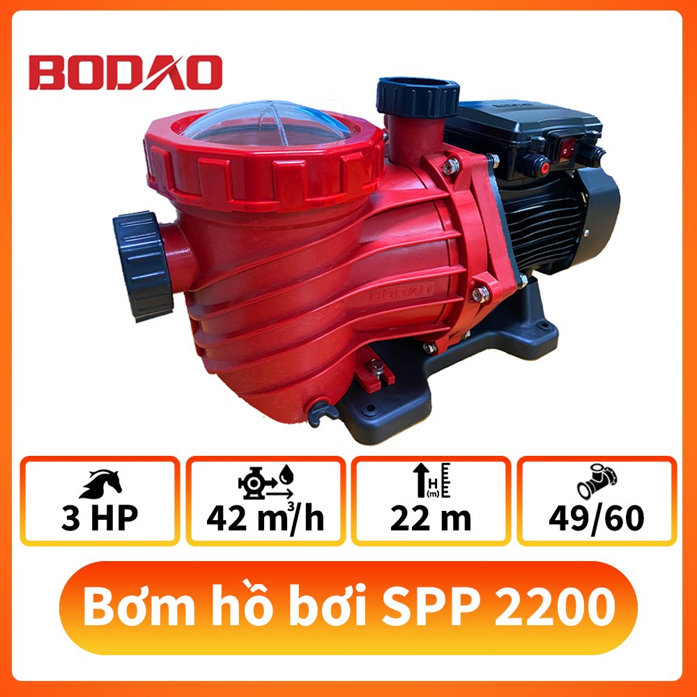 Máy bơm hồ bơi 3HP