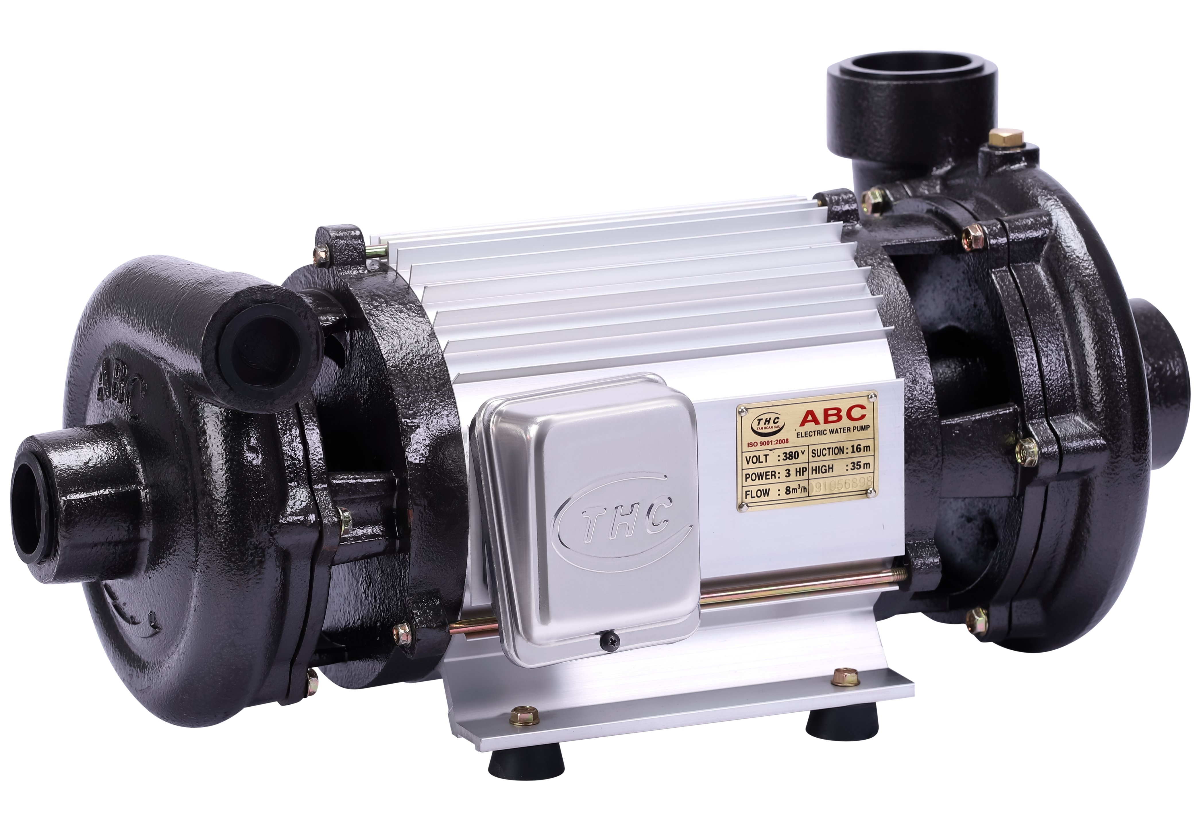 Máy bơm nước hai đầu ABC 3 HP 3 Phase