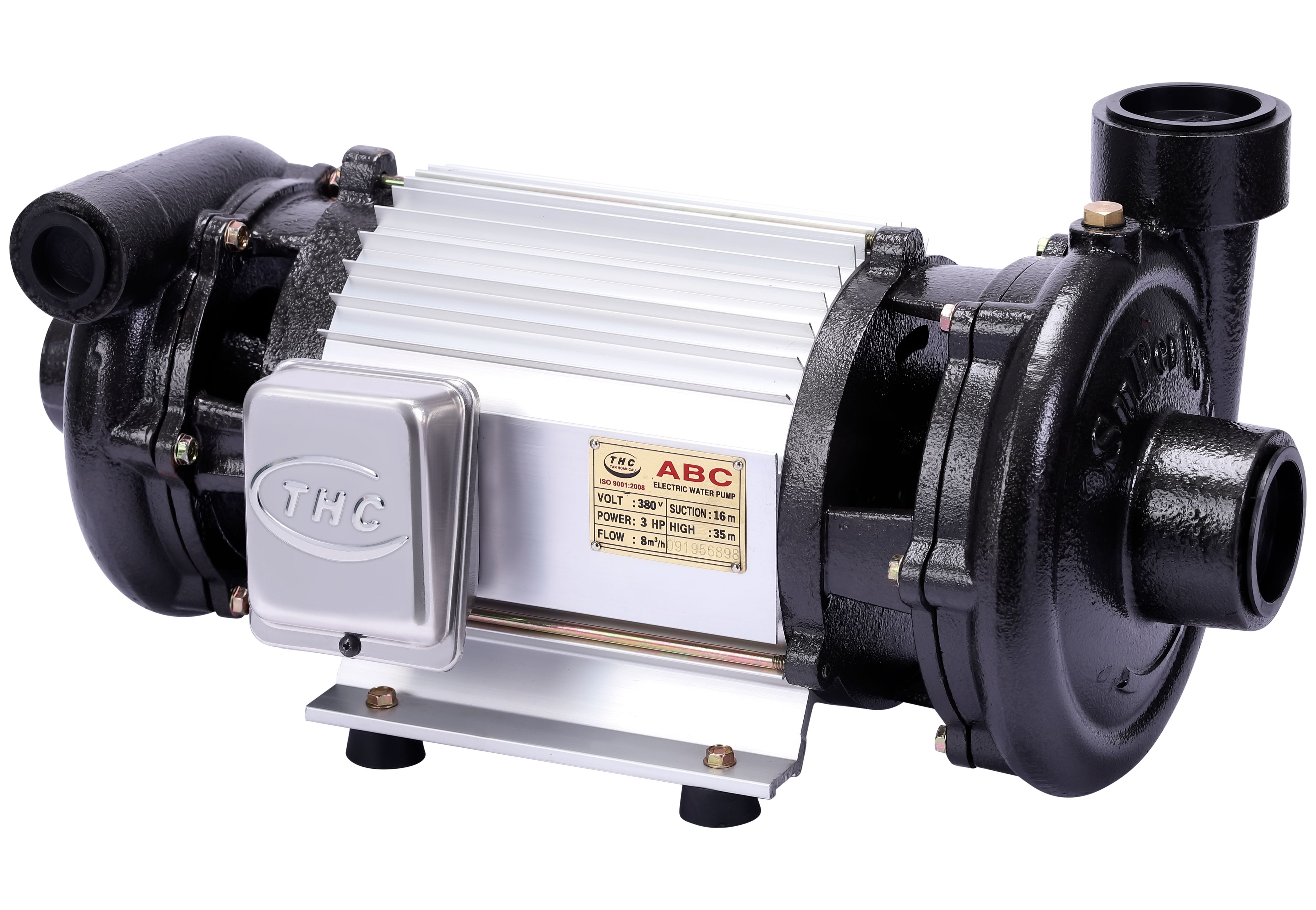 Máy bơm nước hai đầu ABC 3 HP 3 Phase