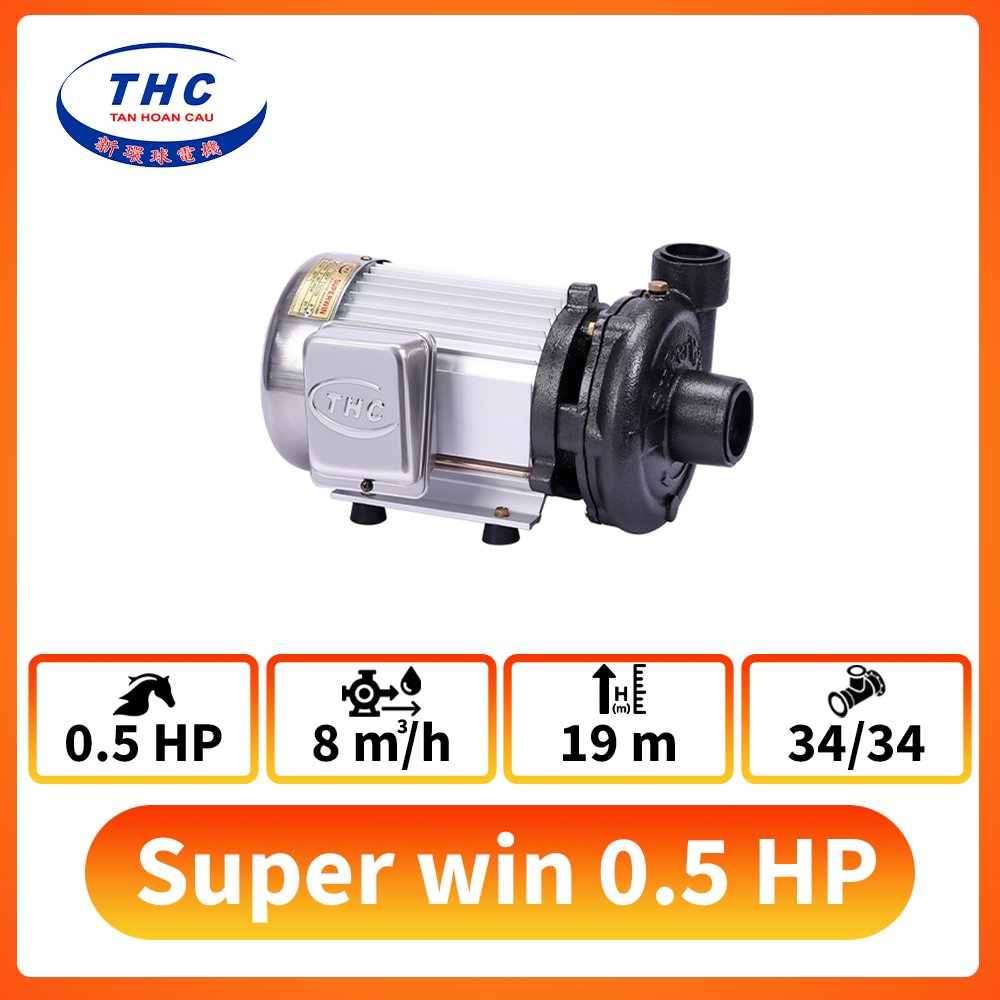 Máy bơm nước Super Win 0.5 HP