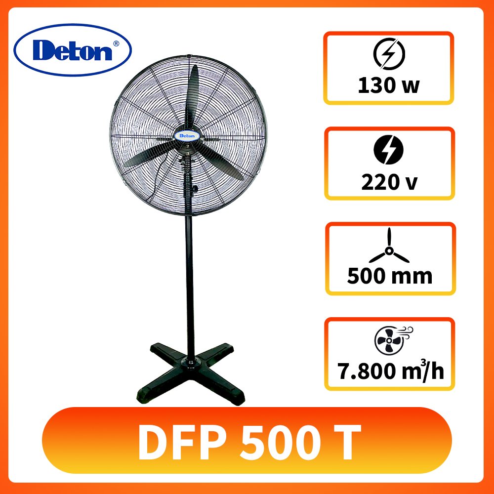 Quạt đứng công nghiệp Deton 500