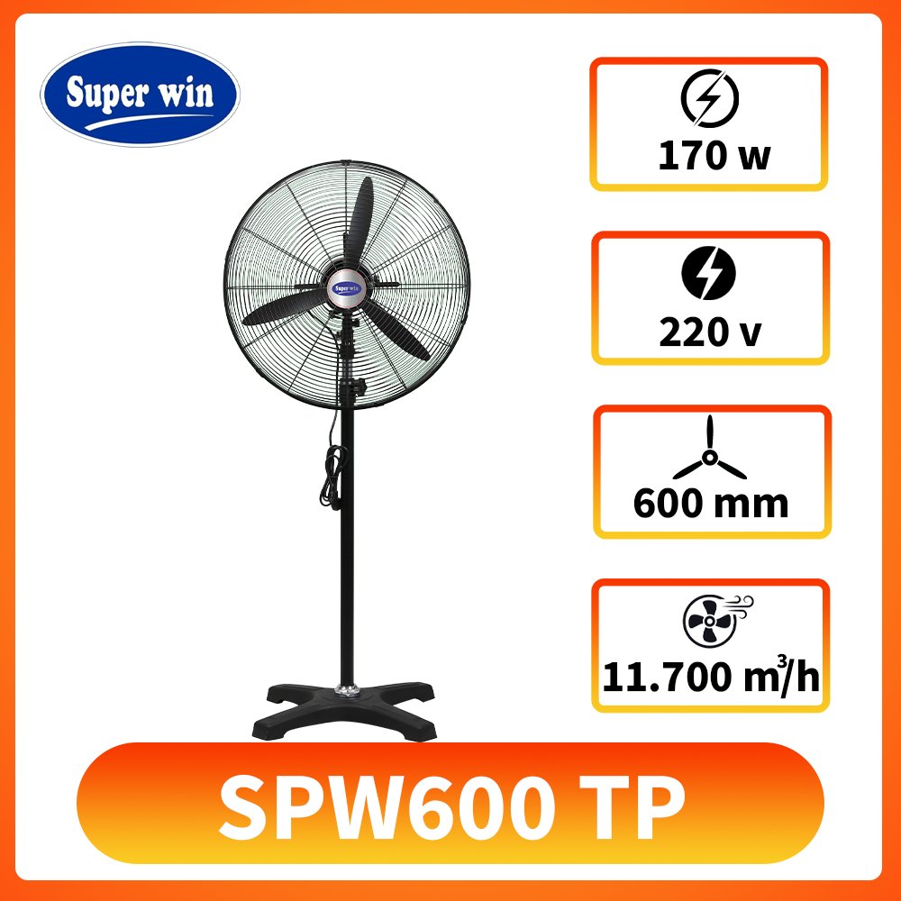 Quạt đứng công nghiệp Super Win 600