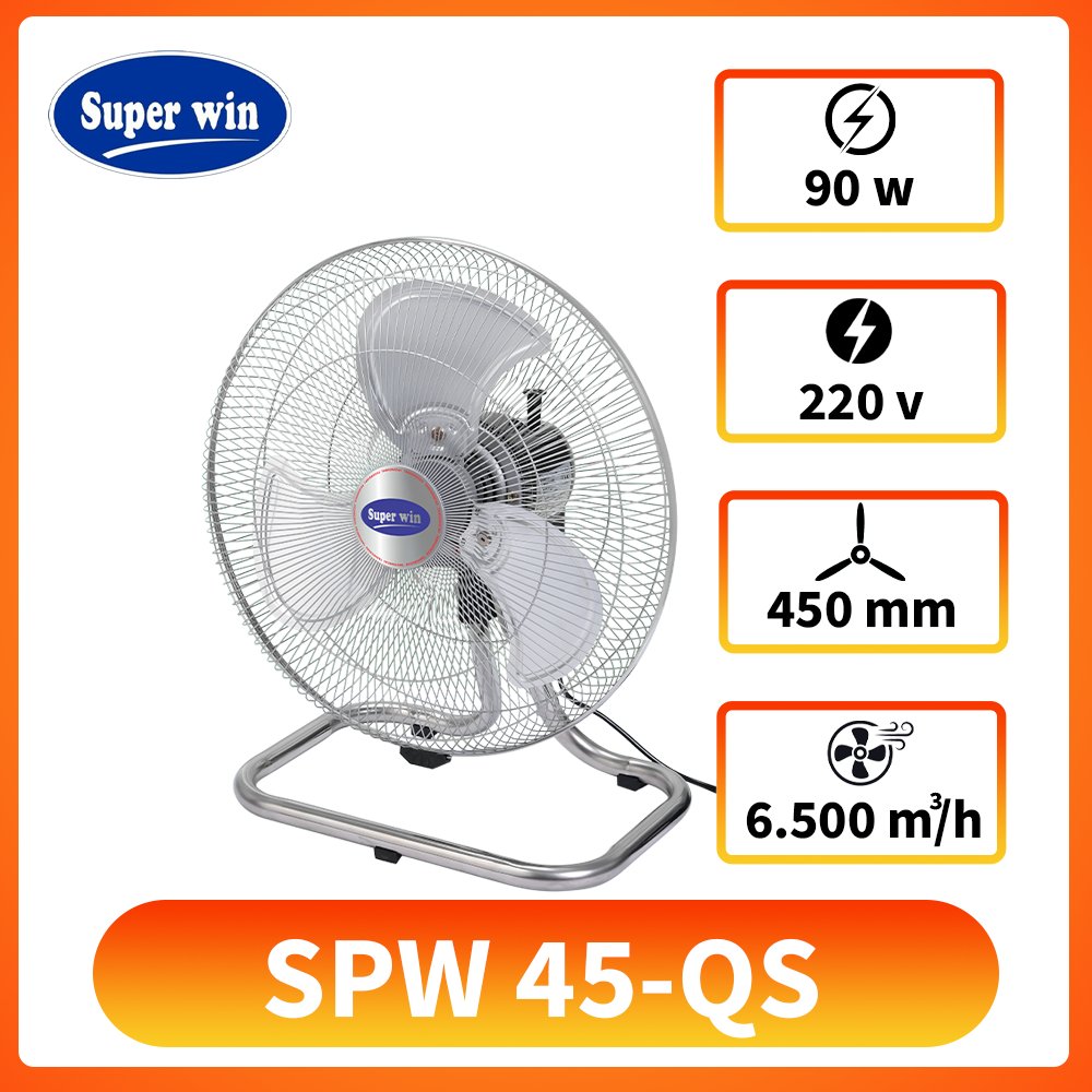 Quạt sàn đa dụng Super Win 450