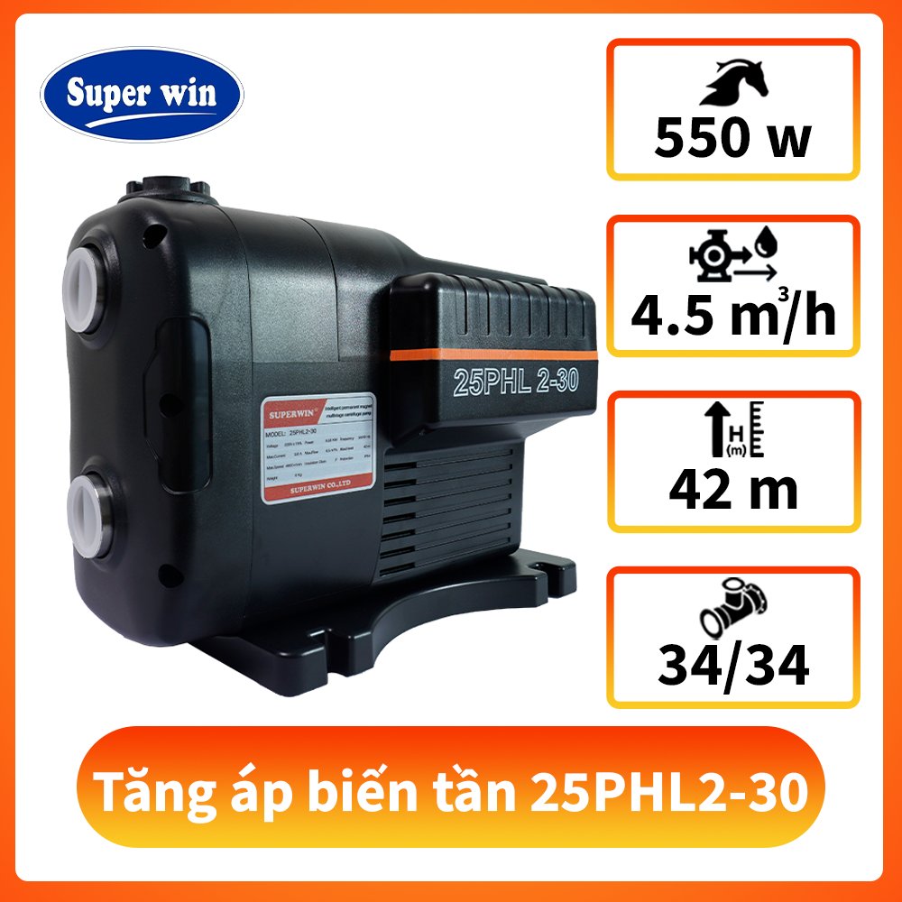 Bơm tăng áp biến tần 25PHL 2-30 ( Inverter )