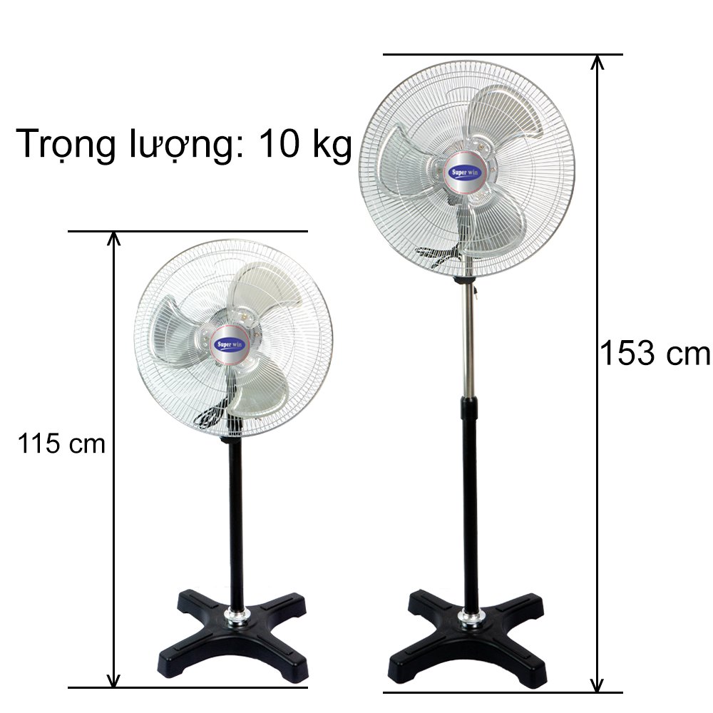 Quạt đứng đa dụng Super Win 450