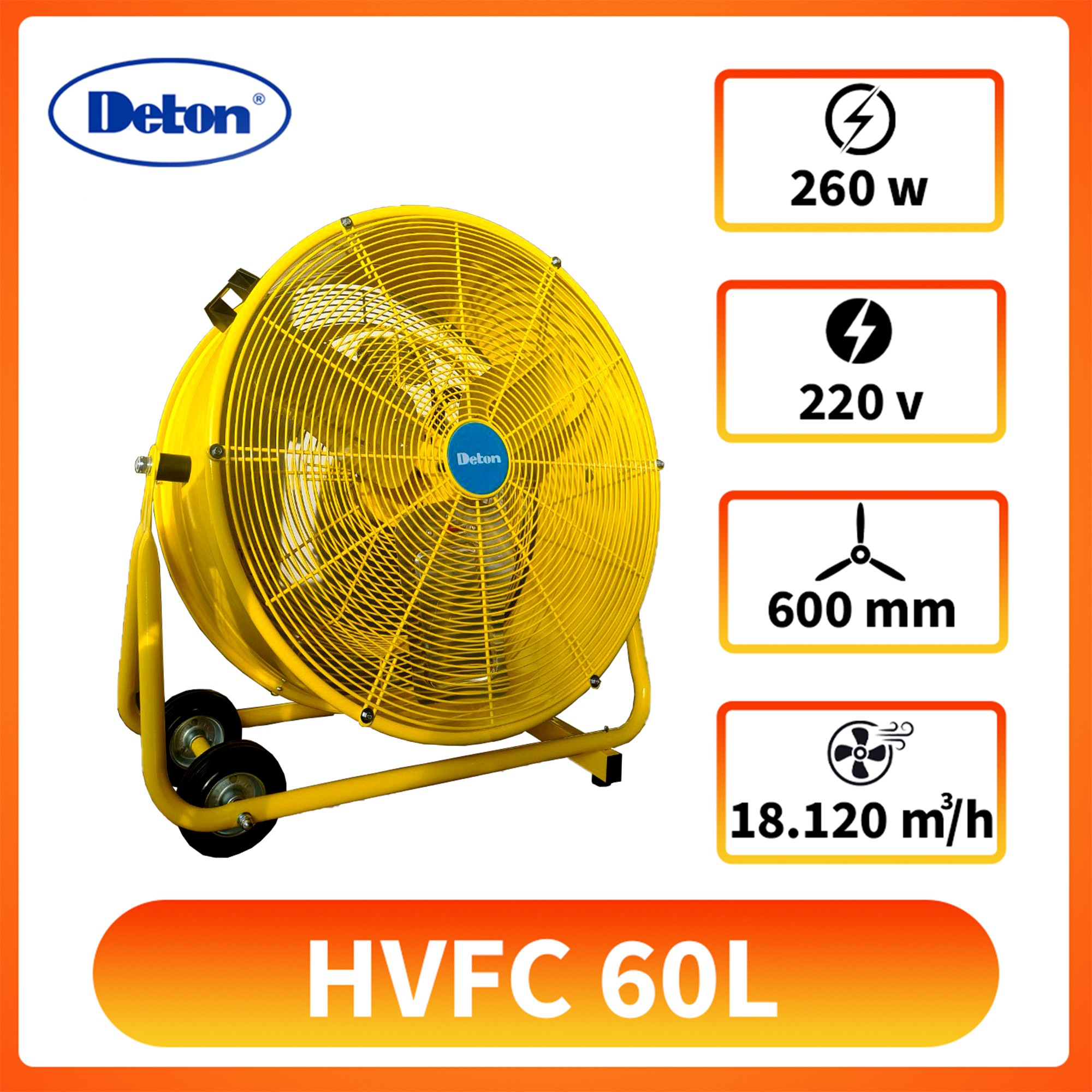 Quạt sàn HVFC-60L